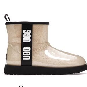UGG clear classic mini boot.